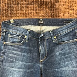 Citizens Of Humanity Blue Straight Leg Jeans